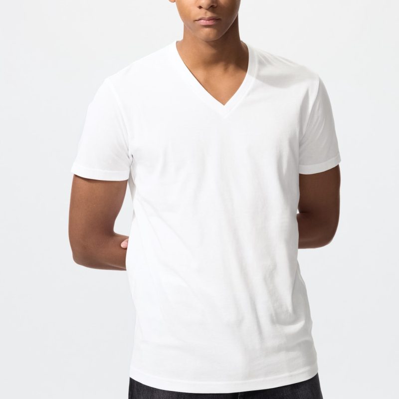СУХАЯ футболка с V-образным вырезом