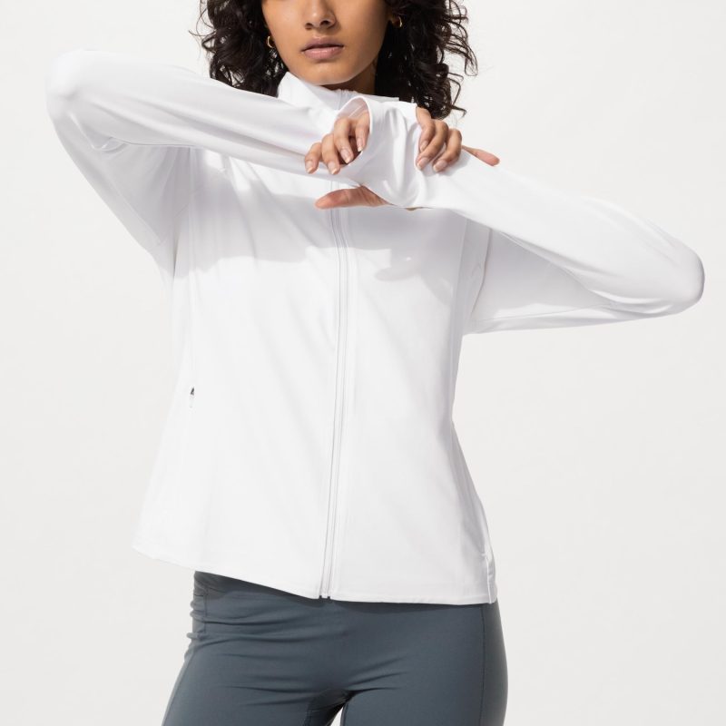 Ультраэластичная активная куртка на полной молнии