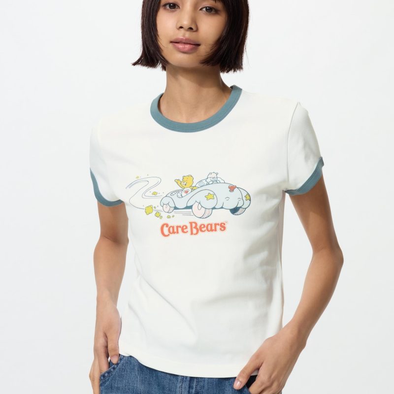 Футболка с веселыми персонажами и графическим рисунком