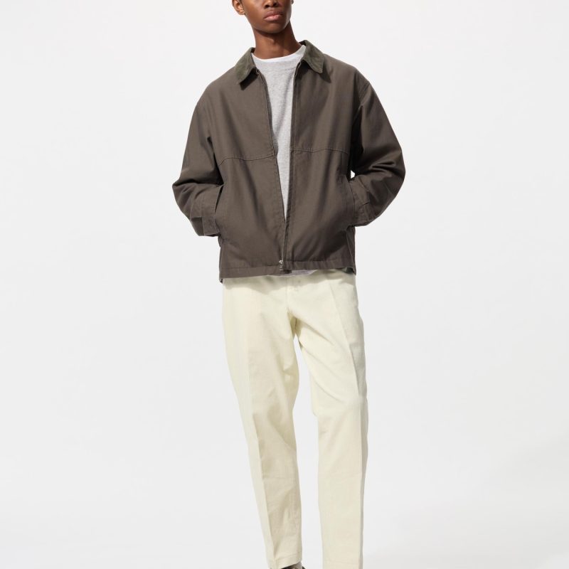 Элегантные брюки до щиколоток (вельветовые)