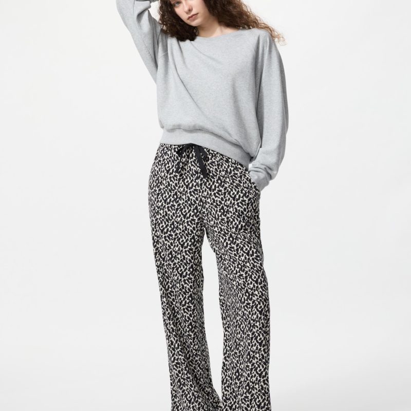 Брюки для отдыха из вискозы (с принтом)