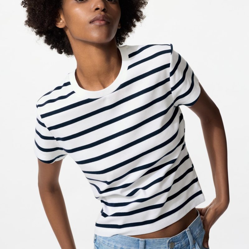 Мини-футболка (в полоску)