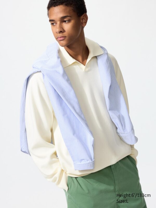 Стирающееся миланское поло Skipper в рубчик