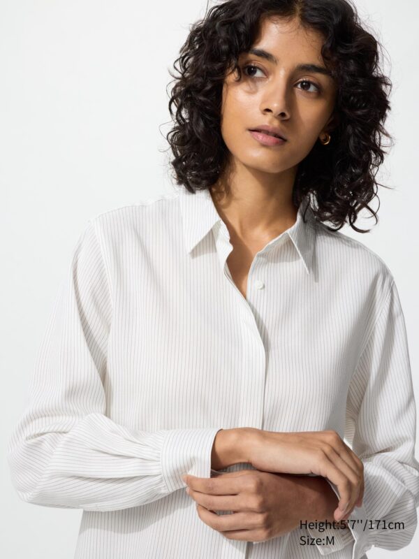 Блузка из вискозы (в полоску)