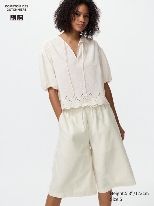 Linen Blend Culottes