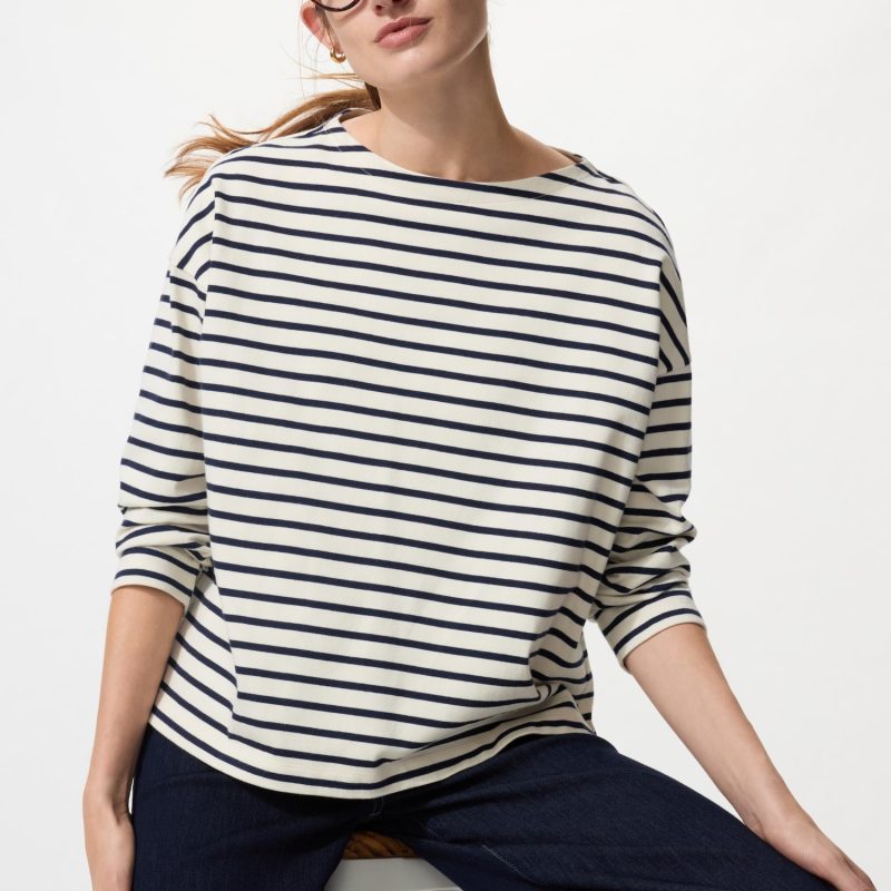 Футболка (с длинным рукавом, в полоску)