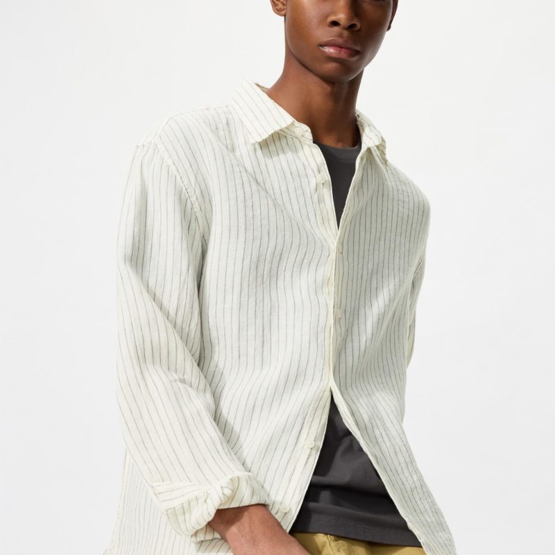 Рубашка из 100% высококачественного льна