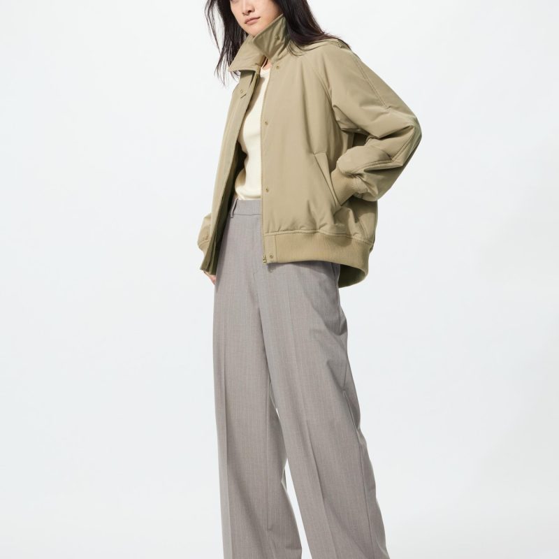 Элегантные широкие брюки (в полоску, удлиненные)