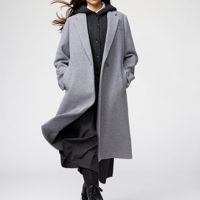 Длинное пальто