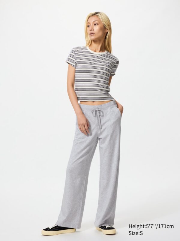 Легкие брюки-стрейч из джерси