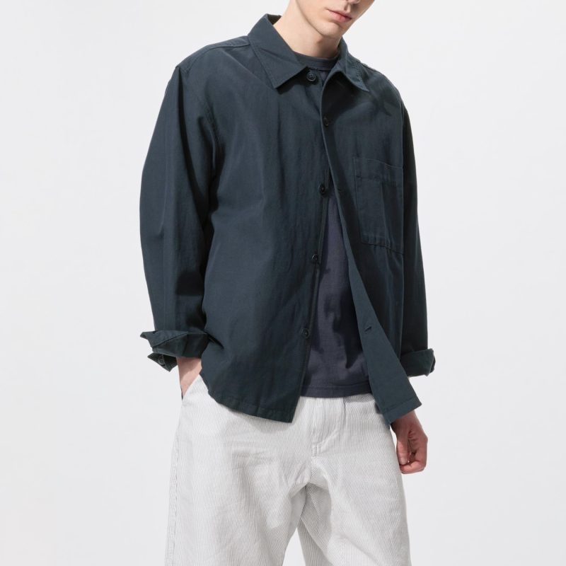 Шорты из льняной смеси (в полоску)