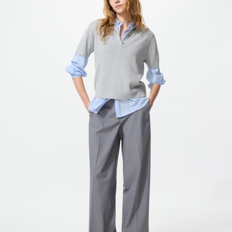 Элегантные широкие брюки (удлиненные)