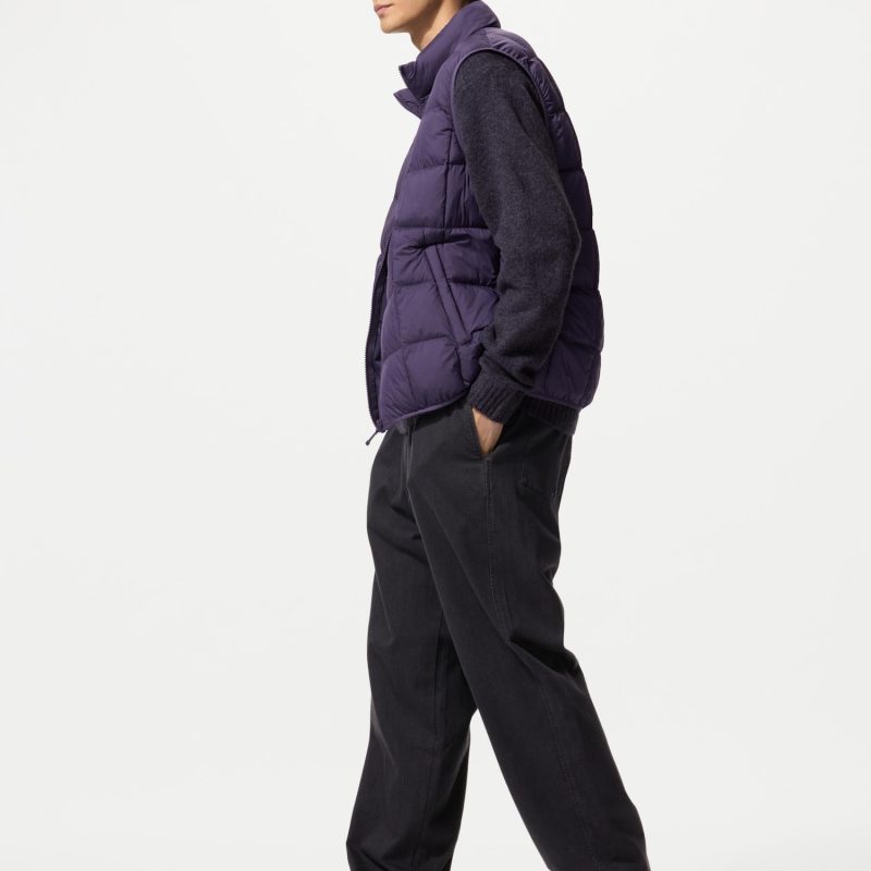 Легкие эластичные брюки по щиколотку (джинсовые)