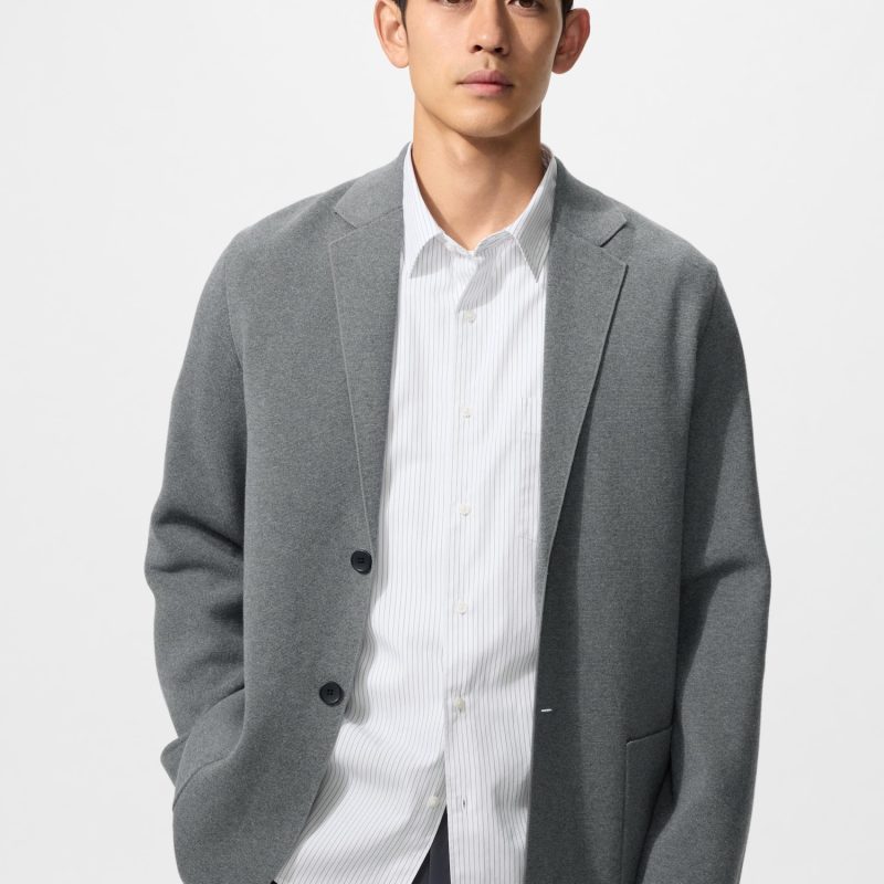 Миланский жакет в рубчик