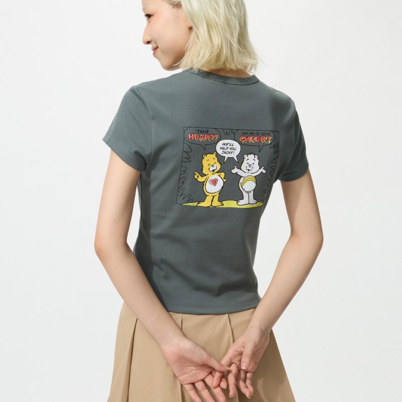 Футболка с веселыми персонажами и графическим рисунком