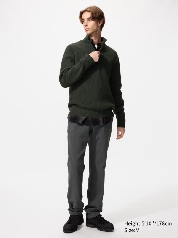 Теплые брюки-стрейч (удлиненные)