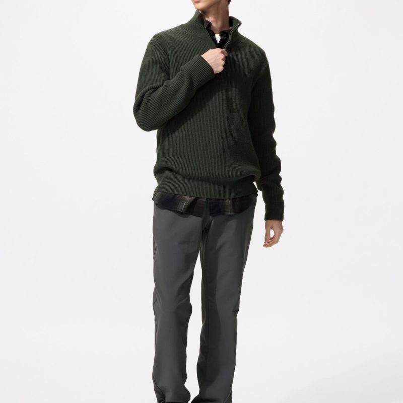 Теплые брюки-стрейч (удлиненные)