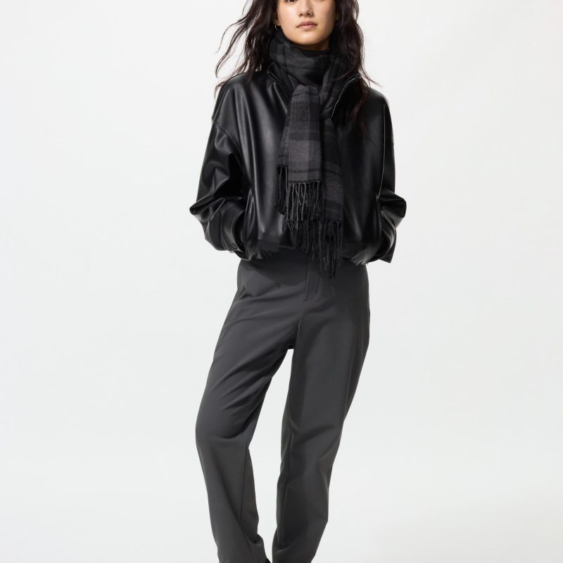 Теплые брюки-стрейч (укороченные)