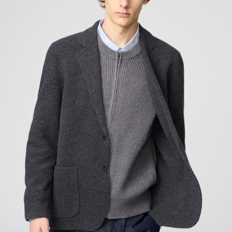 Вязаный жакет