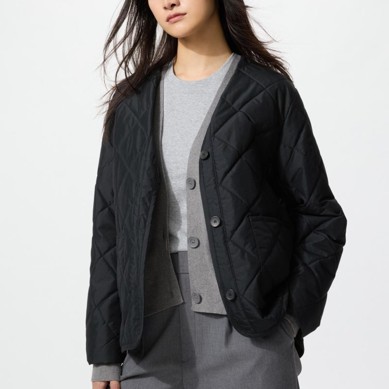 Куртка без воротника из технологии PUFFERTECH