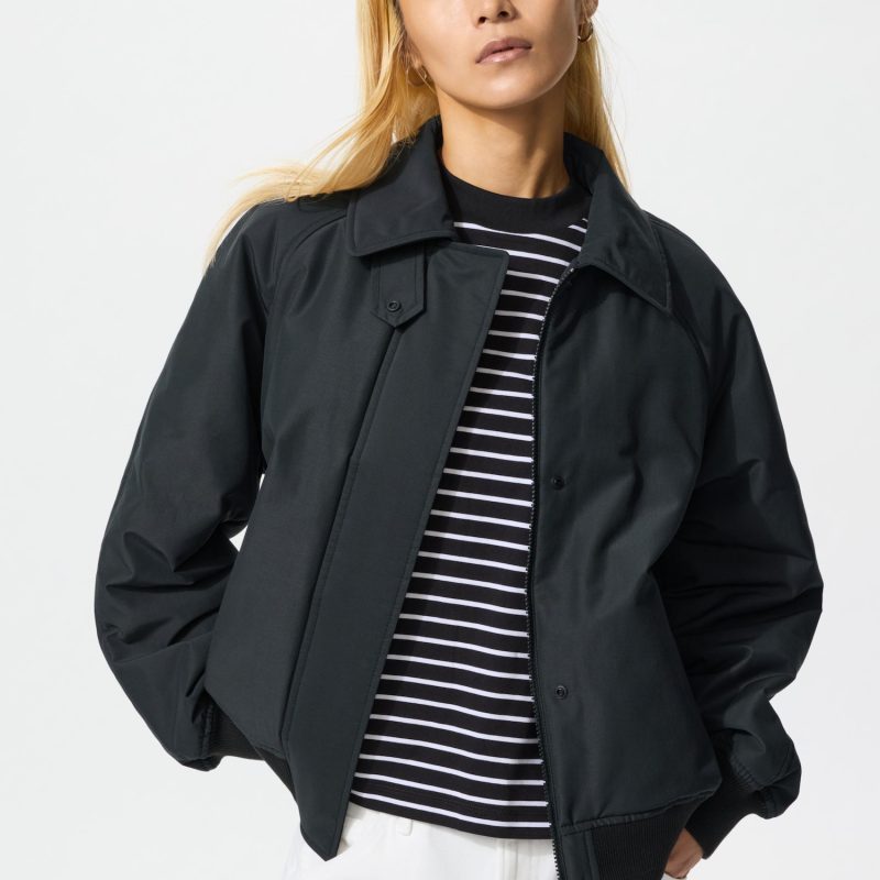 Блузон в рубчик от PUFFERTECH (свободный крой)