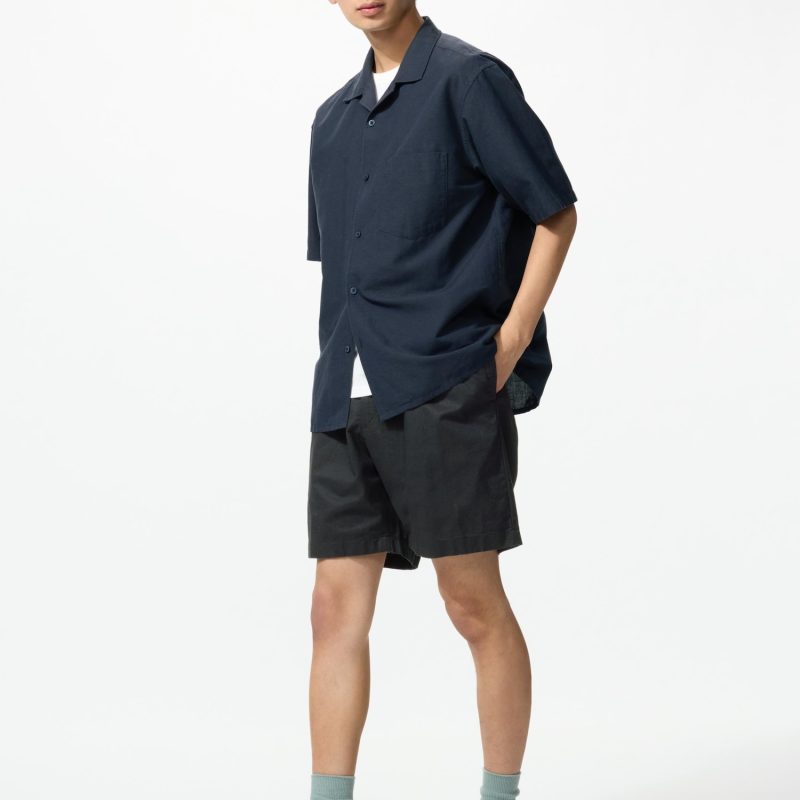 Легкие шорты из льняной смеси