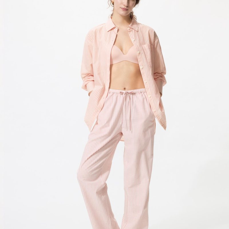 Длинные брюки из хлопчатобумажной вискозы