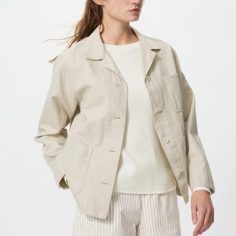 Хлопчатобумажные легкие шорты (в полоску)