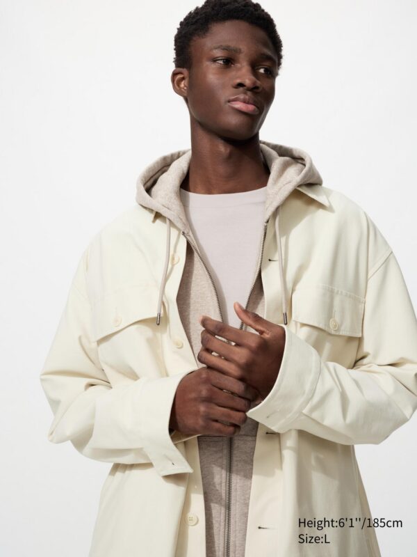 Верхняя рубашка оверсайз из джерси