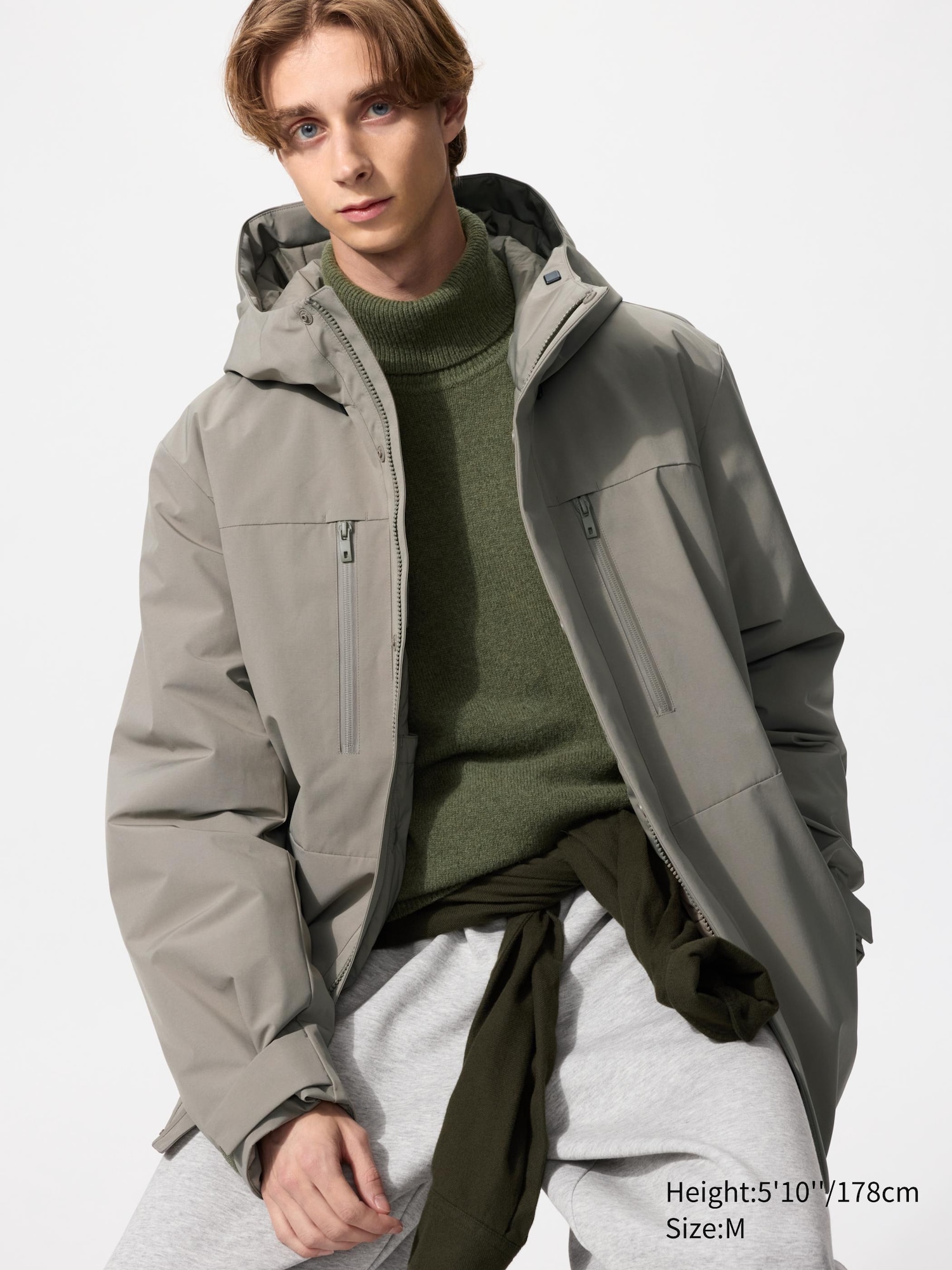 Гибридная парка из переработанного пуха