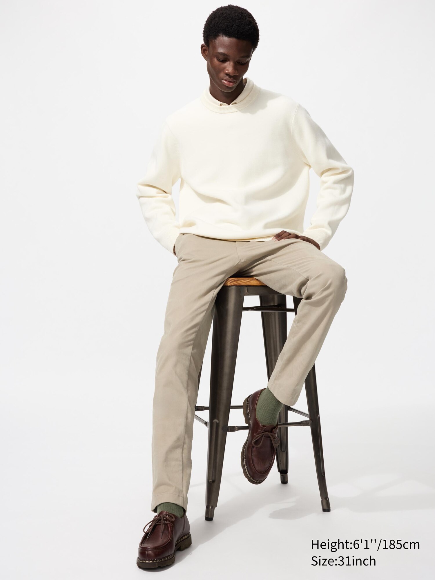 Зауженные брюки-Чинос