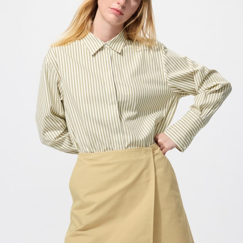 Хлопчатобумажная мини-юбка