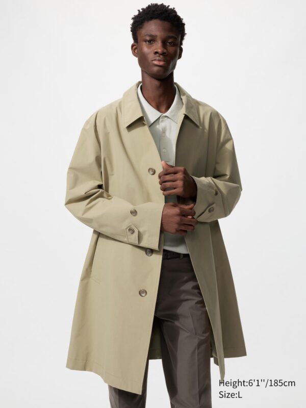 Однобортное пальто