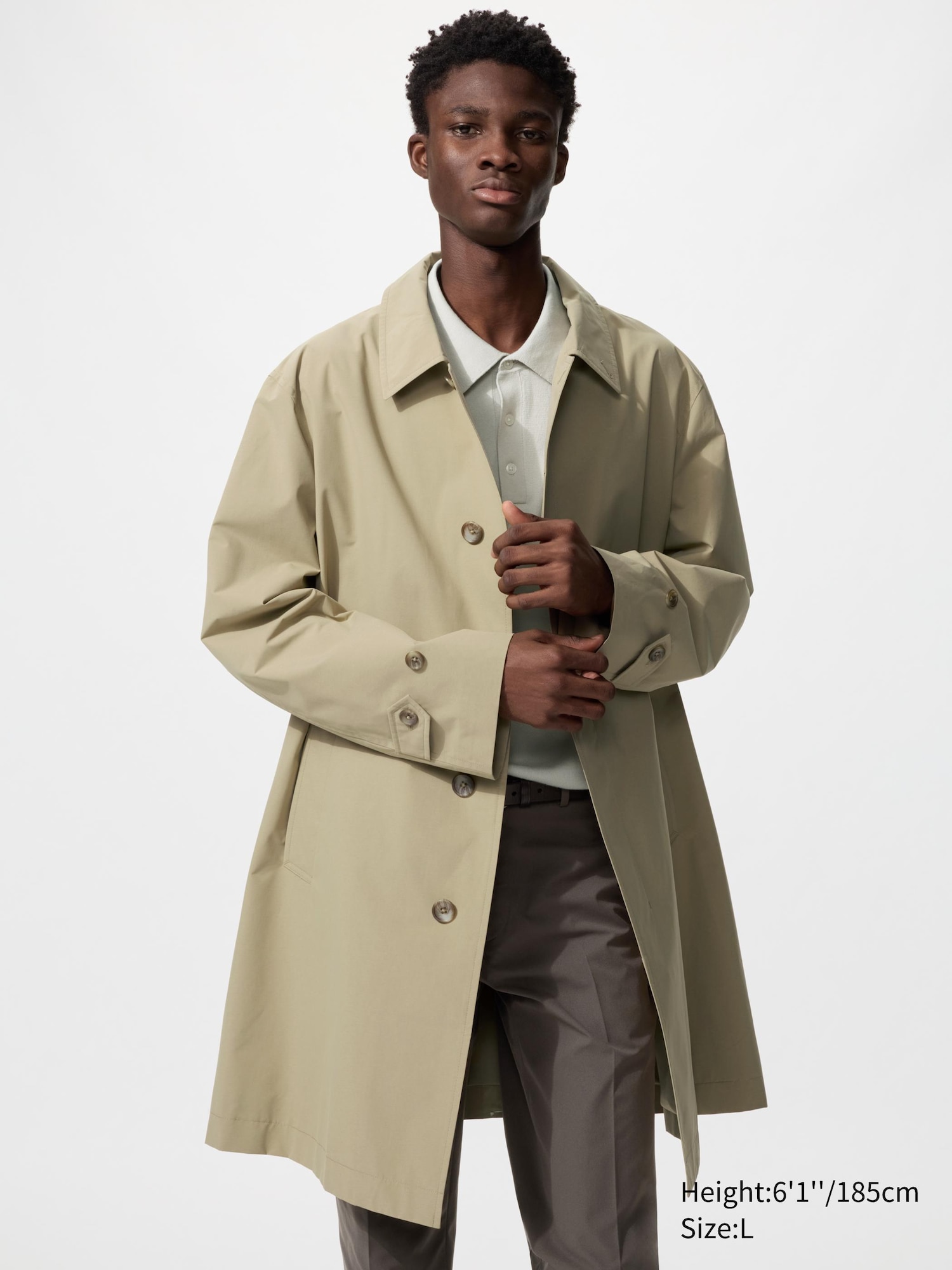 Однобортное пальто