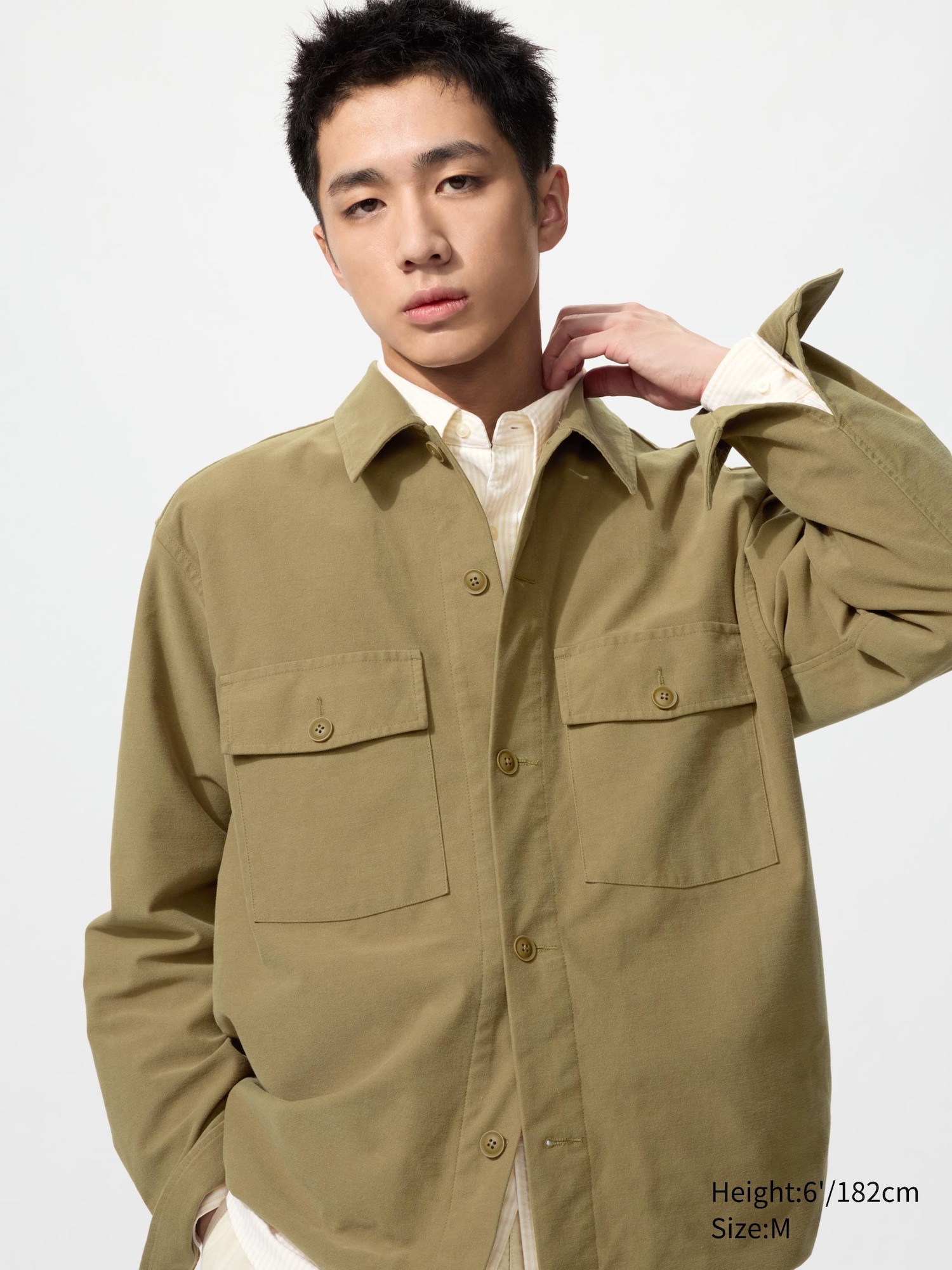 Верхняя рубашка оверсайз из джерси