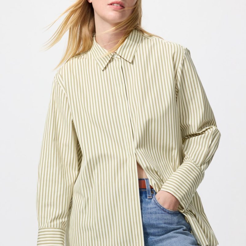 Хлопчатобумажная длинная рубашка