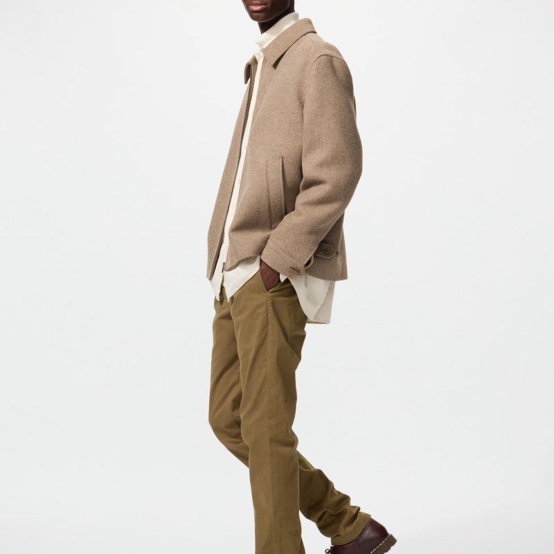 Узкие хлопчатобумажные брюки