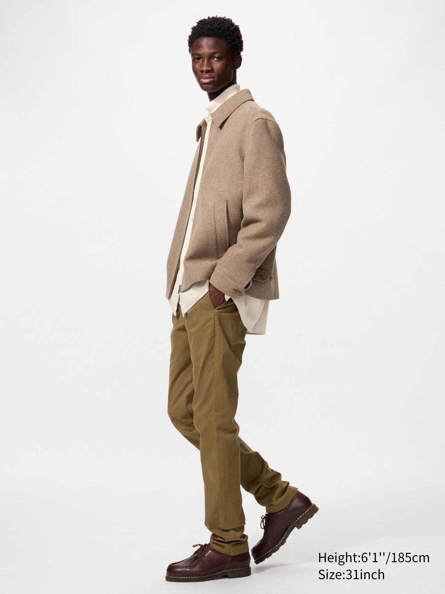 Зауженные брюки-Чинос