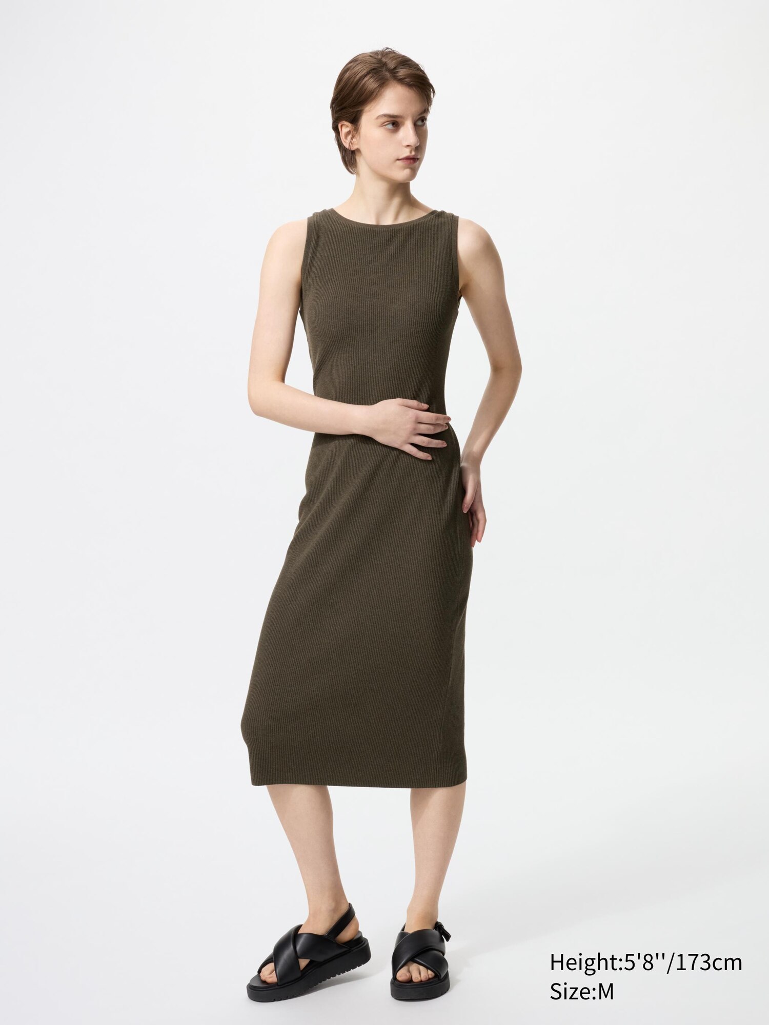 Стирающееся трикотажное платье-бюстгальтер без рукавов