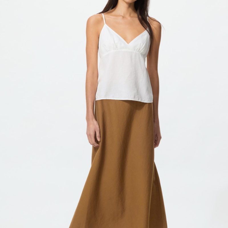 Юбка макси из льняной смеси