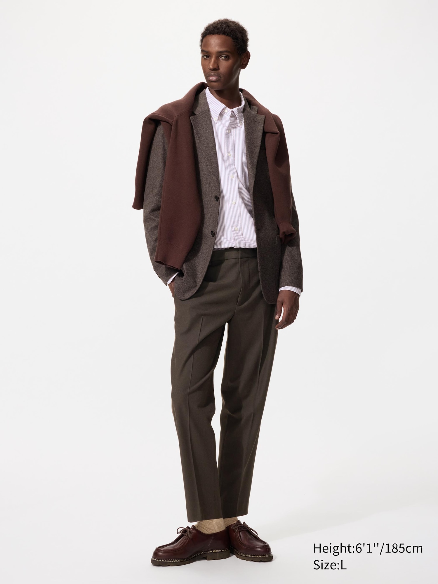 Элегантные брюки до щиколоток