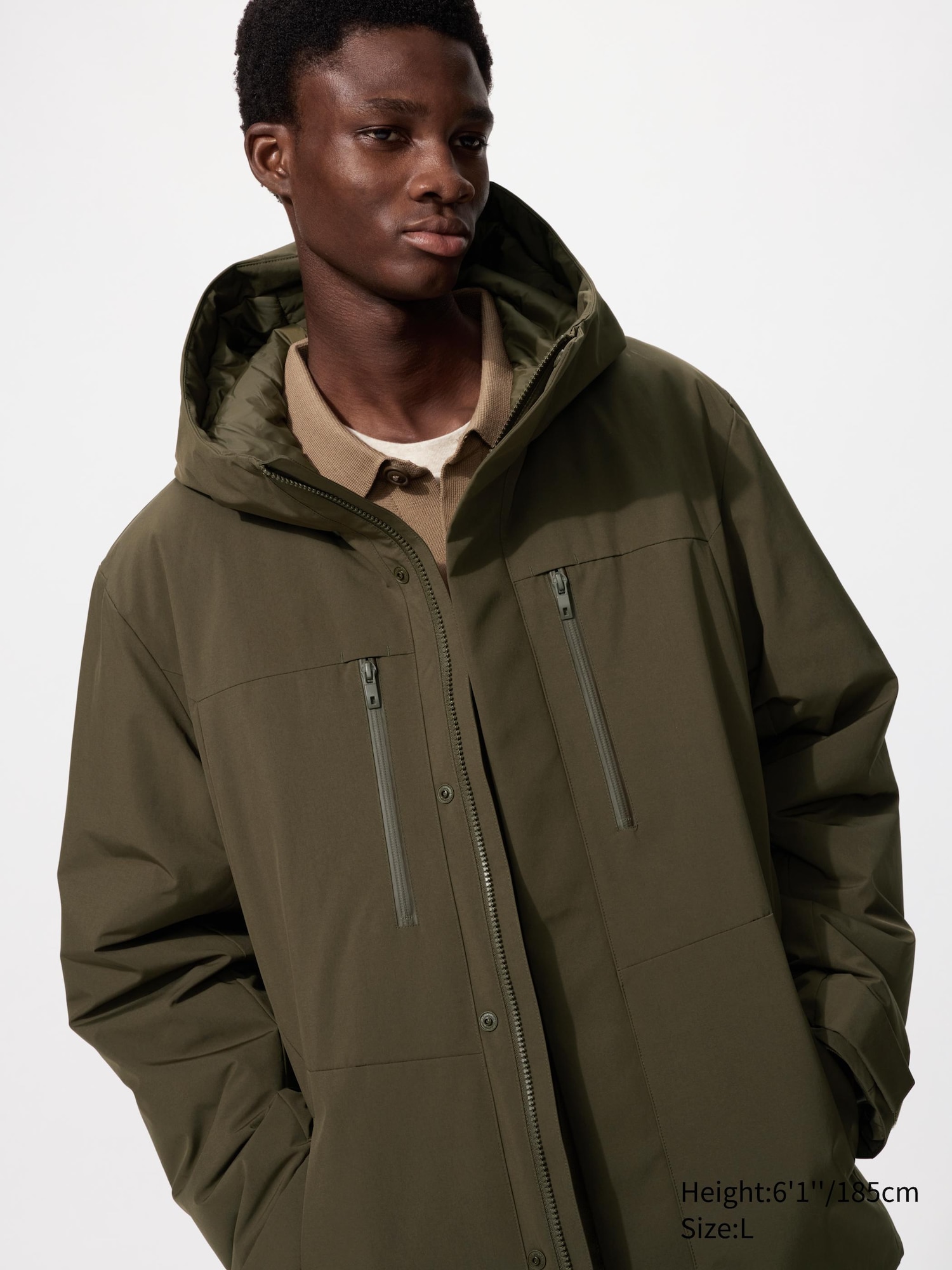 Гибридная парка из переработанного пуха