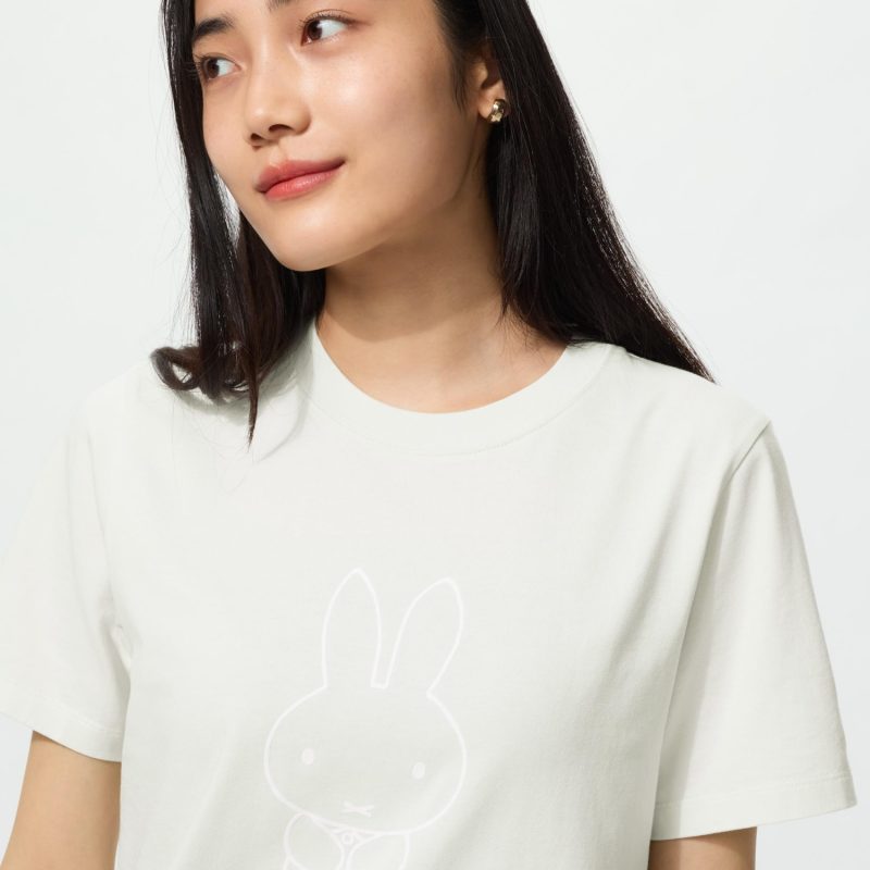 футболка с графическим принтом miffy in bloom UT