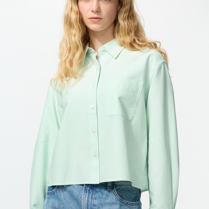 Оксфордская рубашка свободного покроя