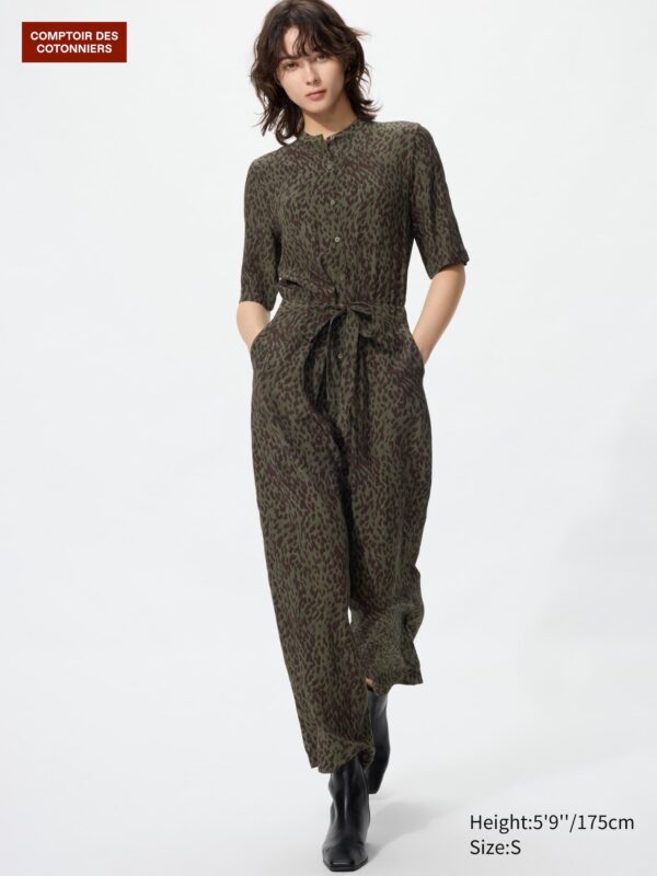 Light Rayon Jumpsuit (Long Sleeve)