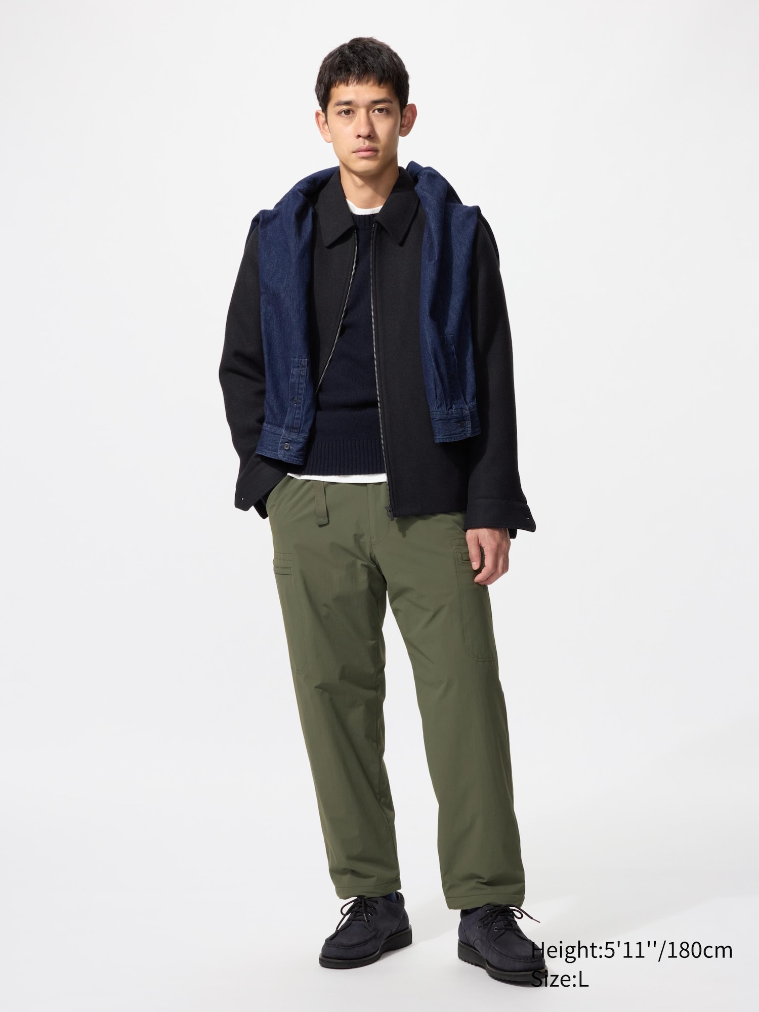 Теплые брюки на подкладке (укороченные)