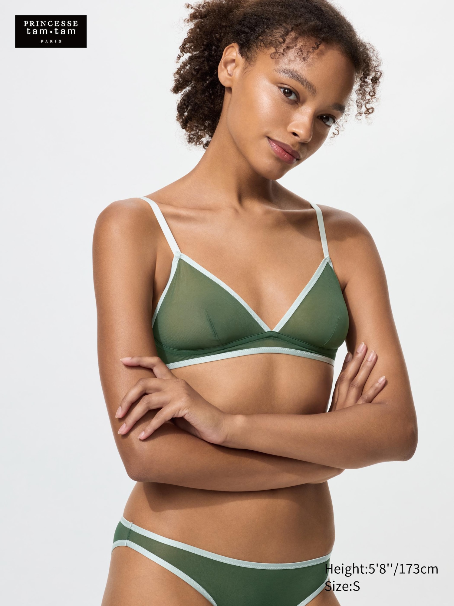 Беспроводной бюстгальтер (сетка, цветной блок)