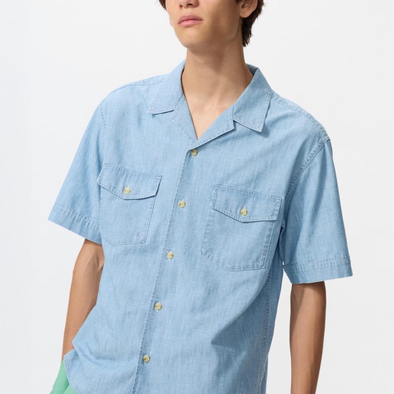 Верхняя рубашка из шамбре