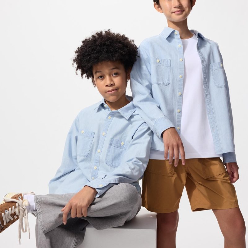 Рубашка из шамбре