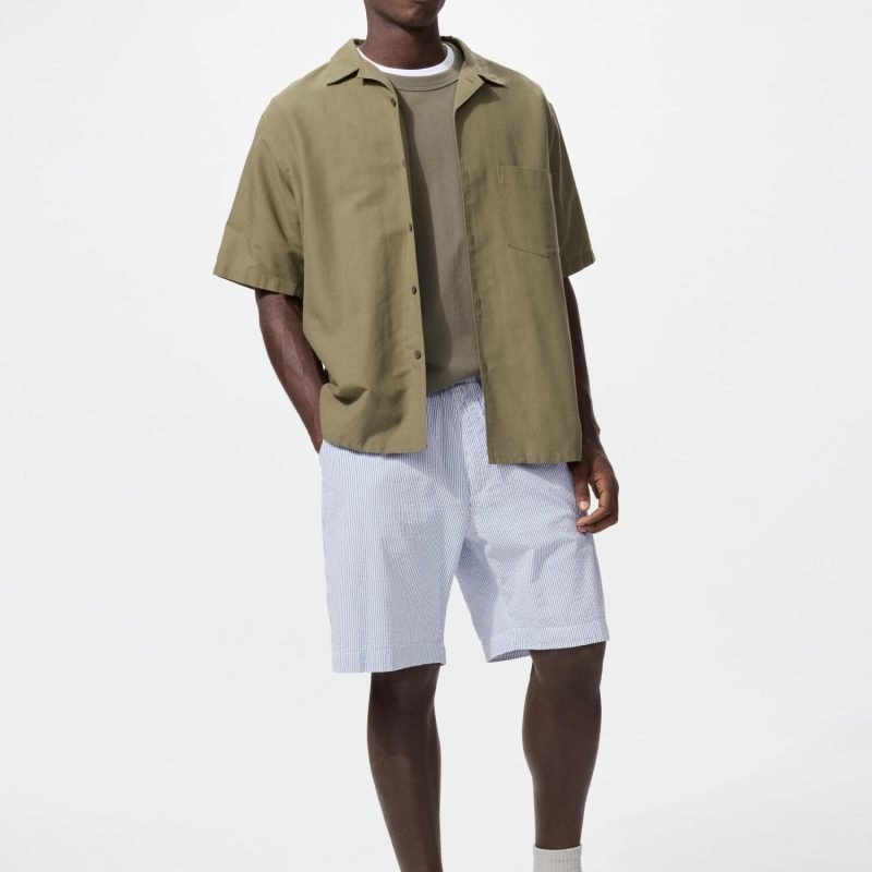 Легкие эластичные шорты (Seersucker)